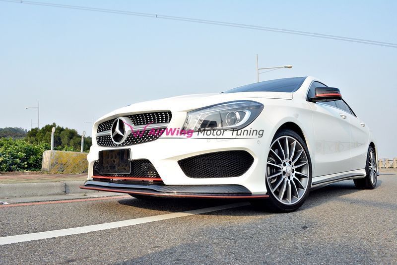 Benz W117 CLA45-CLA250 Future Design Carbon front lip 02